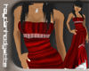 Red Satin Dress