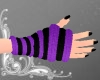 Arm Warmers [blk + purp]
