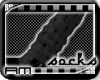 [AM] Black Skull Socks
