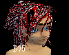 Red White n Black hair