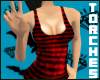 $ GrunJ Stripe Tank RED