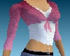 Layered Tie Top in Rose