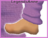 [D]enim Pink Loose Socks