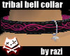 Magnta&Blk Tribal Collar