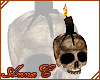 Candle on a Skull