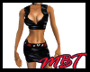 (MBT)Leather Skirt N Top