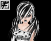~F~ BlkNwhite HarP hair