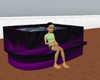 blk n purp 11 hot tub