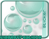 Teal Bubbles