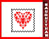(N) Heart-6 Stamp