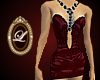 LIZ ruby mini dress