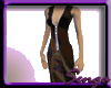 Satin gown brown
