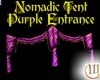 Nomadic Tent Entrance - Purple