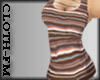 ^Baby Strips Tee Brown