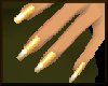 Gold Nails Long