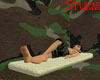 Khaki Camp Bed