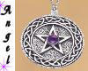 Purple Pentacle Pendant