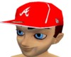 Hustlez cap red atl