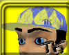 Blue/Yellow Plaided Cap