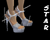 Sparkle Silver X-Heels