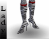 302 Zebra boots