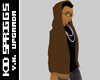 *Brn Hoodie