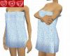 Blue Leopard Towel Wrap