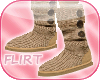 !F~ Chestnut Crochet Ugg