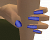 blue nails