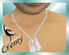 &curren;C&curren; Dog Tags Letter N
