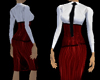 SN Red PinstripeTailleur
