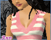 ANN V-neck n Jean PINK
