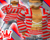 [LF] Red+Grey KingStripz