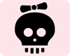 Skull With A Bow
