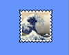 Stylized Wave Stamp