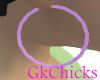 Light Pink Hoop Earings