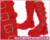 Red Buckle Boots