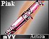 aYY-Action throwing Ankle Knife Pink