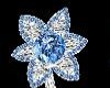 [Gel]Blue Flower ring