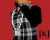 [K] Plaid Baggy T