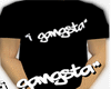 (BLACK)I gangsta t-shirt