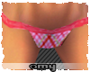 "A" Plaid G-String