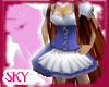 Cho. C Blue maid sleeves