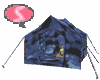 S. Camo tent in blue