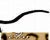 sparkling black cat tail
