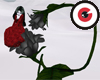 Vamp rose goth chair