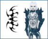 tribal bodysuit blue