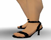 Black sparkel sandals