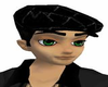 Newsboy Hat Black Velvet