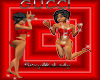 M* GUCCI SLEEP SET RED